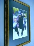 New 8X10 Photo W/Frame Tiger Woods Nike Putting Golf