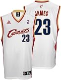 LeBron James Cleveland Cavaliers White Replica Adidas NBA Jersey