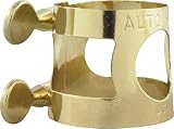 Alto Saxophone Ligature, Lacquered Brass, Yamaha