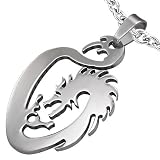 The Stainless Steel Jewellery Shop – Stainless Steel Spiral Dragon Chinese Zodiac Pendant with Ball chain