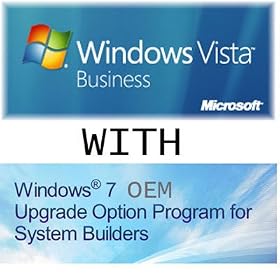 Windows Vista Business SP1 x32 for System Builders - 3 pack - with Free Windows 7 Upgrade Coupon