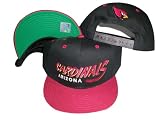 Arizona Cardinals Black/Maroon Two Tone Plastic Snapback Adjustable Plastic Snap Back Hat / Cap