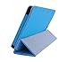 Insignia Flex 7-Inch Tablet (NS-15AT07) Custom Fit Portfolio Leather Case Cover with Built In Stand- Blue