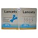 100 x Home Health UK 28G Lancets - Manufacturer Confirmed Fully Compatible Lancets for PiC Indolor, Microlet, Freestyle, Abbott, One Touch , SD and many more..