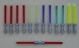 LEGO Star Wars Lightsaber Lot Metallic Hilts (13 Total)