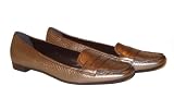 Prada Pebble Grain Leather Shoes Metallic Loafers- OnlyModa