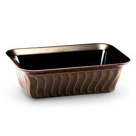 Paula Deen 9 Inch x 5 Inch Stoneware Loaf Pan, Green by Paula Deen