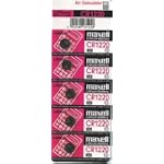 Maxell Batteries CR1220 3.0 Volt 3 Volt Lithium Coin Battery (5 Batteries Per Pack) $4.25