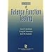 Handbook of Balance Function Testing