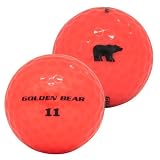 GOLDEN BEAR 【ゴルフ】【1個入り】ゴールデンベア カラフルボール　オレンジ