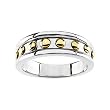 14K Two-Tone Gold Wedding Band