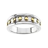14K Two-Tone Gold Wedding Band
