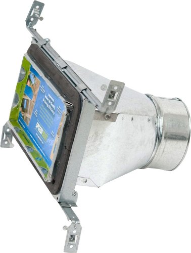 Speedi-Boot SBH-484 SB 4-Inch Width by 8-Inch Length to 4-Inch Diameter Straight Register Vent Boot with Adjustable Hangers