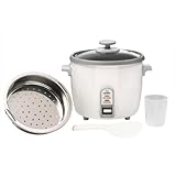 Zojirushi NHS-10 6-Cup (Uncooked) Rice Cooker/Steamer &amp; Warmer, White