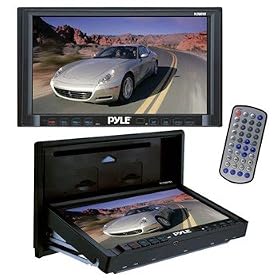Sound Around PLTSD7BT Double Din Touch Screen 7 Inch TFT-LCD Monitor with DVD CD MP3 AM FM Bluetooth