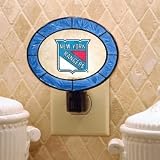 New York Rangers Art Glass Nightlight