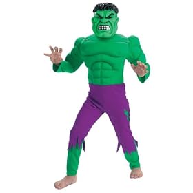 Hulk Muscle Costume - 5/7 Years