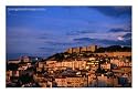 City and Castelo De Sao Jorge on Hill, Lisbon, Portugal Photographic Poster Print by Martin Moos, 16x12
