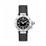 Cartier Women's W3140003 Pasha Stainless-Steel Ceramic Black Dial Watch