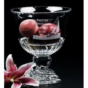 8 PROSPERITY FOOTED BOWL 8 INCH PROSPERITY CRYSTAL PEDESTAL BOWL by 