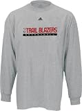 Portland Trail Blazers Adidas True Court Practice Long Sleeve T-Shirt
