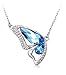 Athena Jewelry Dancing Butterfly Platinum\white Gold Plated Austrian Crystal Swarovski Elements Crystal Pendant Necklace for Women in a Gift Box
