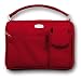 Book Microfiber Red with Exterior Pockets Med (Bible Covers)