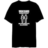 Virgin Islander Nudists Only - No Swimsuits Countries Mens T-Shirt (Black, Size Large)