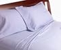 Wamsutta 100-Percent Cotton Luxury Flannel Twin Extra Long Sheet Set with Bonus Standard Pillowcase, Haze