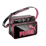 PUMA(プーマ) エナメル バッグ シャイニー 【Lサイズ】 ブラック 069636-06