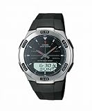 Casio Mens Atomic Black Waveceptor Watch