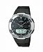 Casio Mens Atomic Black Waveceptor Watch