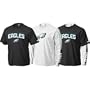 Philadelphia Eagles Black/White Gameday 3 in 1 Tee Combo - Large