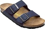 Birkenstock Mens arizona, 35N, Navy Silky