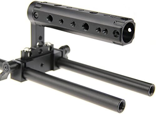 Pro Top Handle Handgrip w/ 15mm rods fr DSLR Rail Rig Follow Focus MatteBox Cage