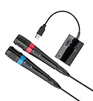 M&S Twin Wired Microphone Accessory Pack Compatible With Sony PlayStation3&reg;