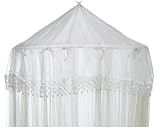Casablanca Sheer Grace Canopy Topper, White