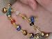 Navaratna 27 Bead Bracelet Mala with Gold Caps