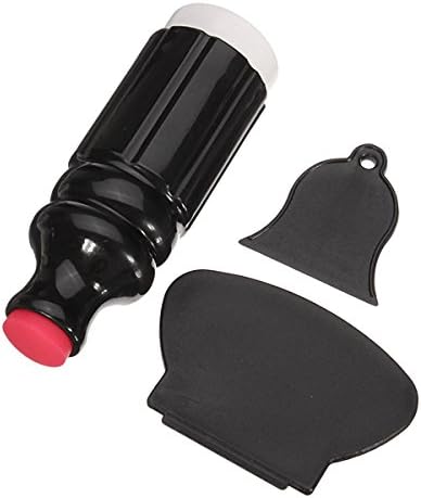 RooWill Silicone Nail Art Stamp Scraper Set Manicure Tool (Style1)