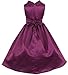 Little Girls Bridal Dull Satin Bow Rhinestone Flowers Girls Dresses