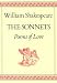 The Sonnets: Poems of Love width=