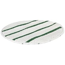 Rubbermaid Commercial FGP27100 Low Profile Bonnet with Green Scrub Strips, 21" Diameter, White