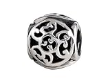 SilveRado(tm) MIB038 Sterling Silver Celtic Spiral Celts Bead / Charm