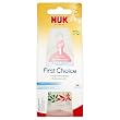 NUK First Choice 150ml Feeding Bottle with Silicone Bottle Teat (Size 1) by NUK