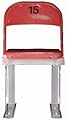 Daytona International Speedway Generic Chair with Silver Track Bottom - Fanatics Authentic Certified
