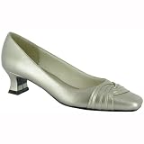 Easy Street Women's Tidal Mid Heel Shoes,Champagne,10 N US