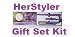 Herstyler Purple Colorful Seasons Complete Hair Kit Set, Full Size and Mini Straightener, and Grande Curling Iron