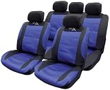Review Urban X  / 14pce Racing Mesh Universal Car Seat Covers - Black/Blue