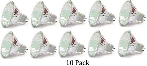 10Pack - MR16 35W 12V Medium Flood Halogen Bulb 35 watt 5000hrs Life
