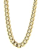 Mens 18k Gold Plated 36